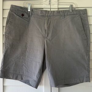 Ted Baker Men's Gray Flat Front Shorts